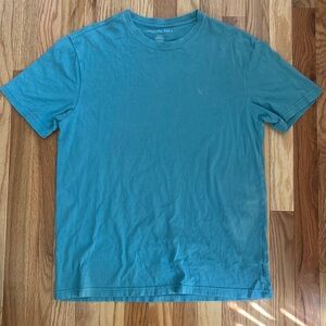 AMERICAN EAGLE Super Soft m Teal T-Shirt